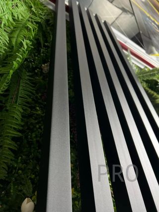 Listones de PVC Negro Individual 50x50