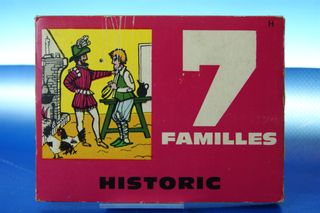 Baraja infantil francesa. 7 Familles Historic. Mikado.