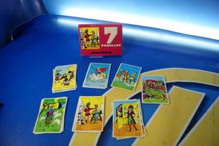 Baraja infantil francesa. 7 Familles Historic. Mikado.