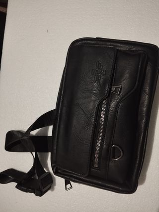 Riñonera negra unisex