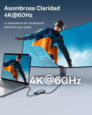 ✨ - Baseus Hub USB C 7 en 1 adaptador