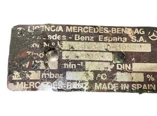 616963 motor completo mercedes-benz mb 100 130025