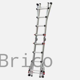 Escalera Telescópica Aluminio 4+4 Peldaños Teleflex