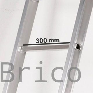 Escalera Telescópica Aluminio 4+4 Peldaños Teleflex