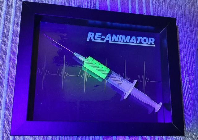 Cuadro Re-animator con luz UV y sonido