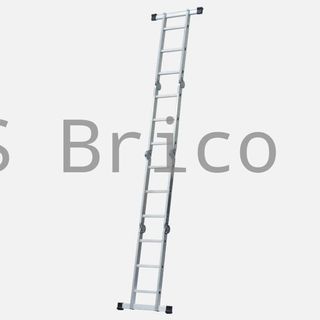 Escalera Multiflex Aluminio Profesional 4x3 Peldaños