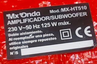Placa amplificador MX Onda MX-HT510