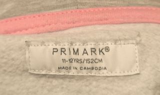 Sudadera gris con tigre
Talla 11a 12 Años 
152 cm