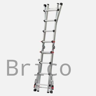 Escalera Telescópica Aluminio 4+4 Peldaños Teleflex