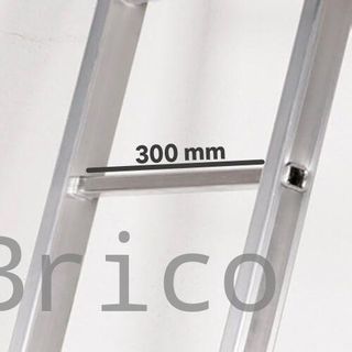 Escalera Telescópica Aluminio 4+4 Peldaños Teleflex
