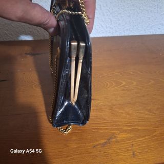 Bolso negro vintage | Cadena dorada