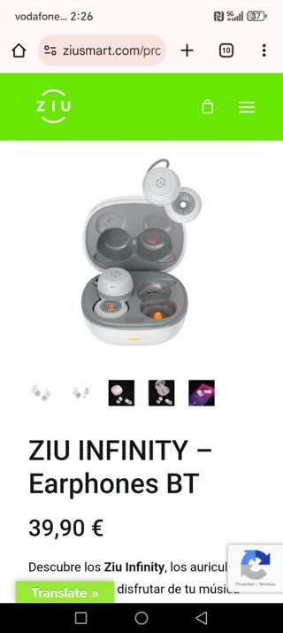 Auriculares ZIU INFINITY Bluetooth