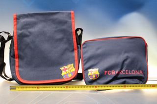 Bandolera y neceser de FCB. Barça, Barcelona. Nuevos, sin uso.