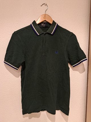 Polo Fred Perry verde bosque talla S