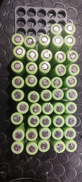 47 Batterie Litio 18650 Usate