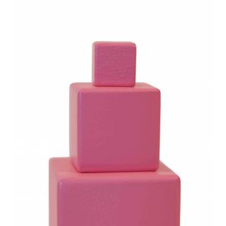 Torre Montessori/Rosa o Multicolore — Versione 3D