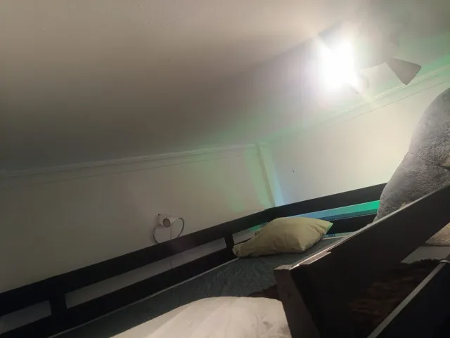 Cama alta IKEA STORA Negra