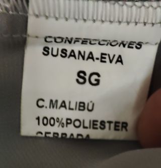Blusa satinada plata talla M Susana-Eva
