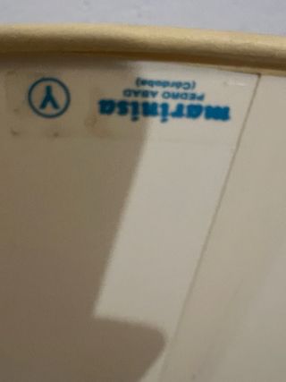 Pantalla lámpara beige-dorada