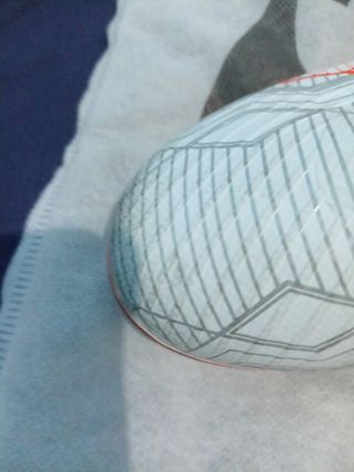 Zapatillas fútbol | Blancas y naranjas