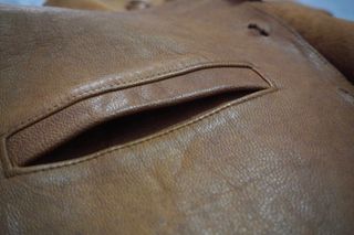Chaleco piel Hovana vintage