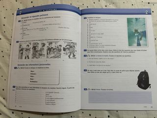 Libro de actividades de Francés de 1º bachillerato