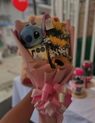 Ramo Stitch: Girasoles y Ferrero