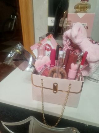 Bolso Maquillaje Niñas Rosa
