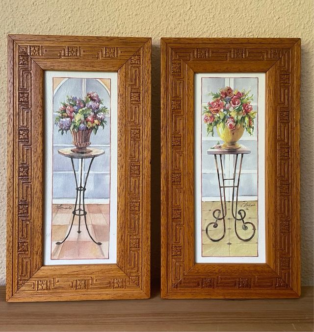 Cuadros rústicos madera - 2 piezas “OFERTA”