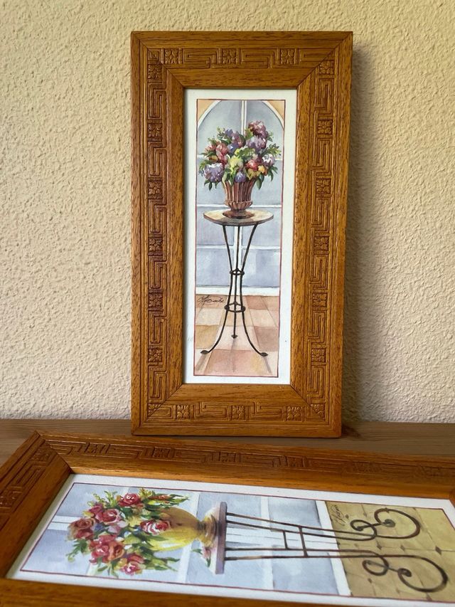 Cuadros rústicos madera - 2 piezas “OFERTA”