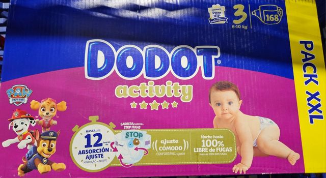 Dodot Activity Talla 3 - 168uds