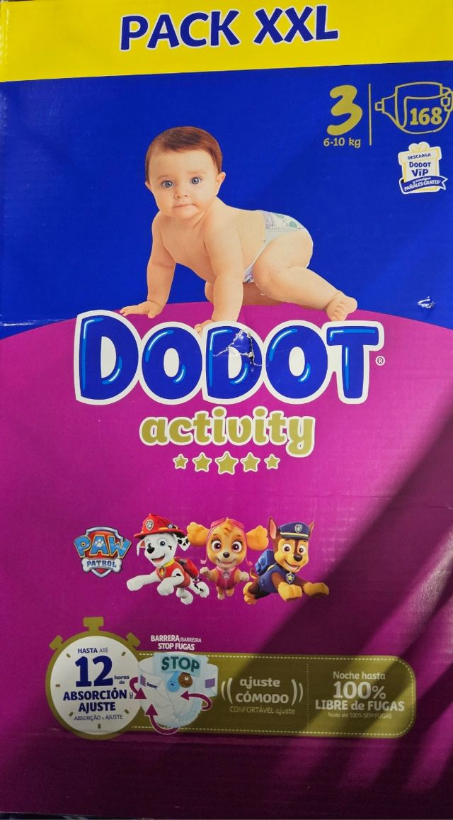 Dodot Activity Talla 3 - 168uds