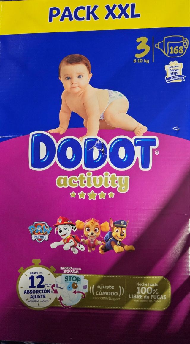 Dodot Activity Talla 3 - 168uds