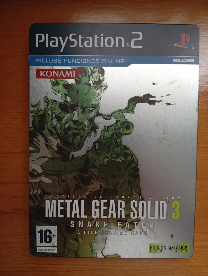 Imagen de Metal Gear Solid 3 PS2 Steelbook PAL