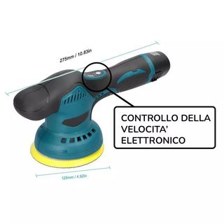 Lucidatrice Auto 12V - 8 velocità