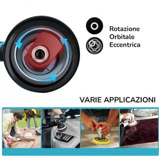 Lucidatrice Auto 12V - 8 velocità