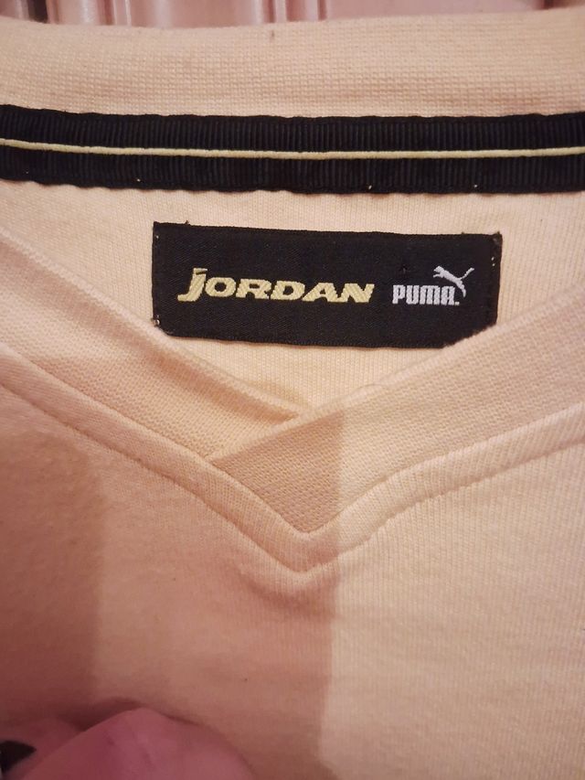 Maglietta uomo Puma beige a righe