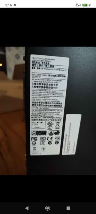 Torre HP i5 4ª Gen - 8GB RAM