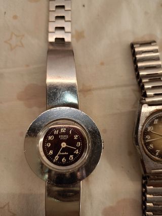 3 relojes vintage de cuerda funciona 