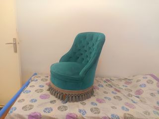 Silla vintage verde