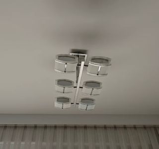 Lámpara techo moderna - 6 luces