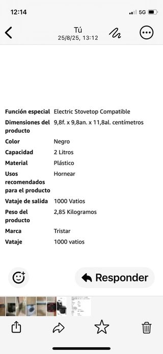 Freidora de aire Tristar