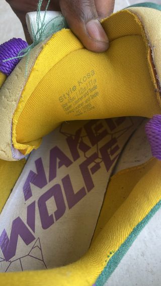 Zapatillas NAKE WOLFE - Verde y Amarillo