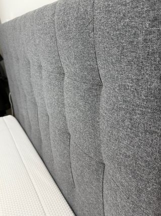 Cama doble 160x200
canapé tapizado 
con colchón 