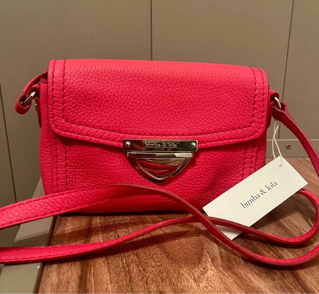 Bolso bimba y lola rojo bandolera