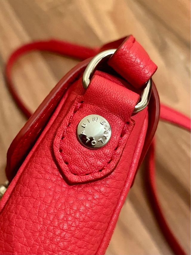 Bolso bimba y lola rojo bandolera