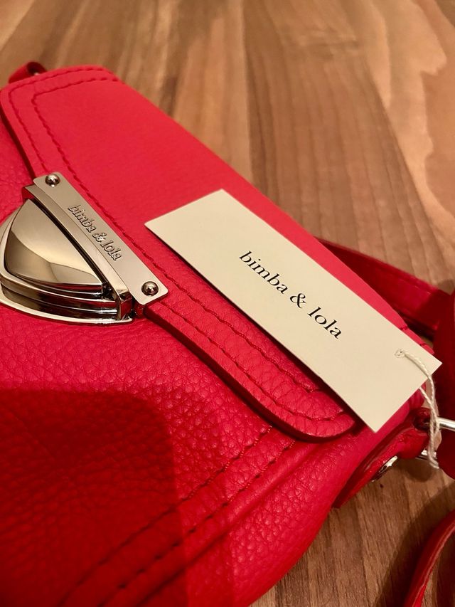 Bolso bimba y lola rojo bandolera