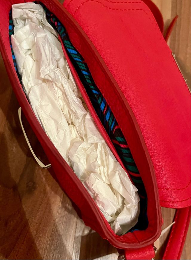 Bolso bimba y lola rojo bandolera