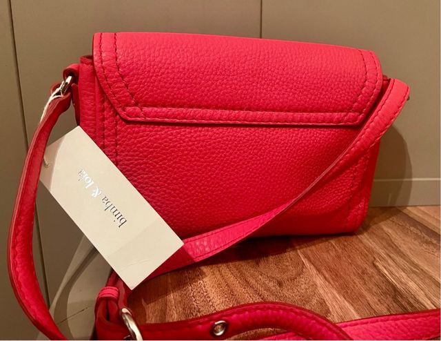 Bolso bimba y lola rojo bandolera