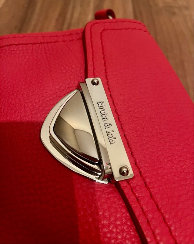 Bolso bimba y lola rojo bandolera